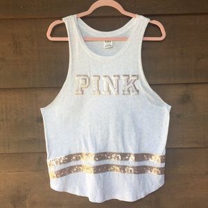 Victoria’s Secret PINK Sequin Tank Top